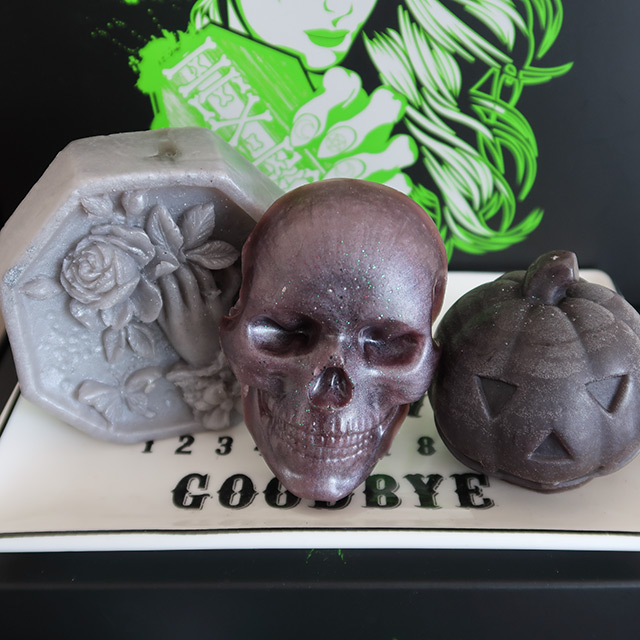 A selection of soaps from Hexbomb