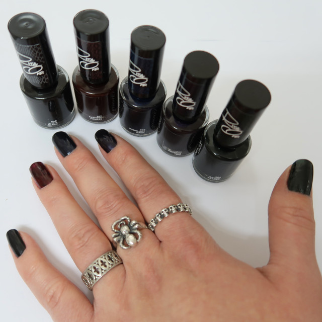 Nail Polish (Rimmel, Rita Ora Shades of Black)
