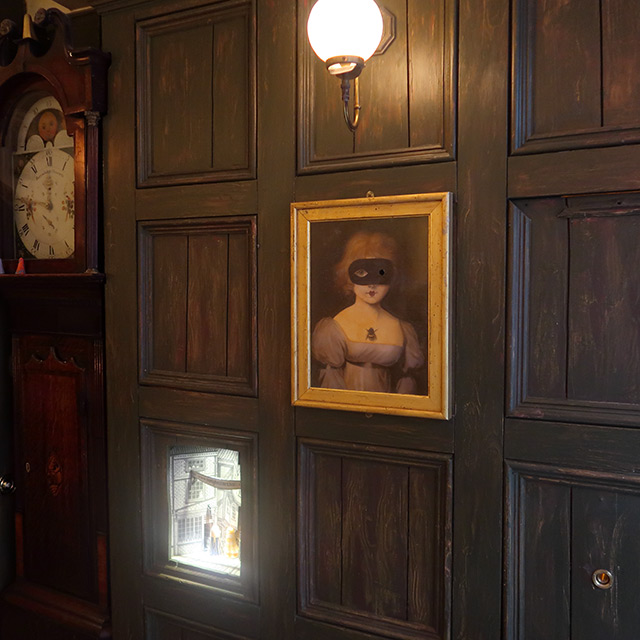 Spyholes with a view to secret scenes