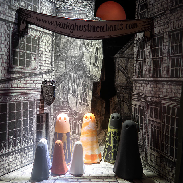 The Shambles diorama with some ghosts