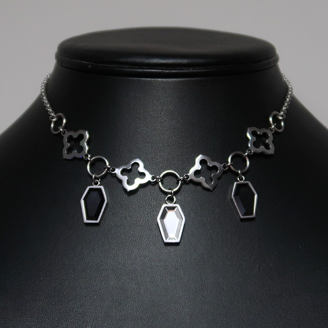 My remixed necklace using Mysticum Luna's Crypt components