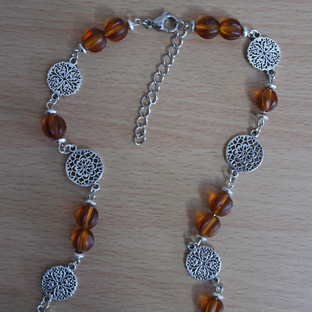 Floral Lace necklace clasp